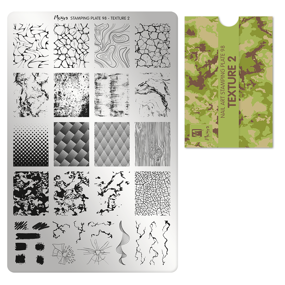 Moyra Stamping Plate 098- Texture 2