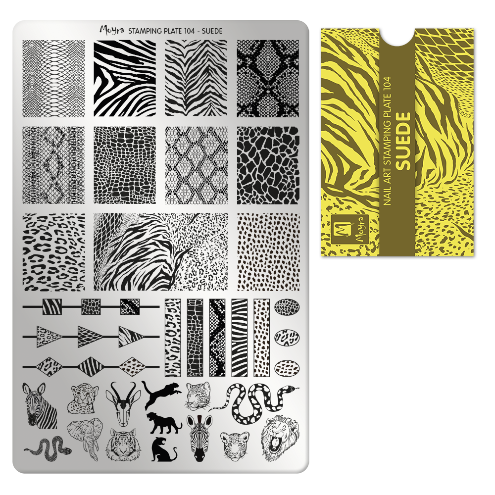 Moyra Stamping Plate 104- Suede