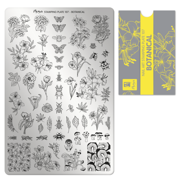 Moyra Stamping Plate 107- Botanical