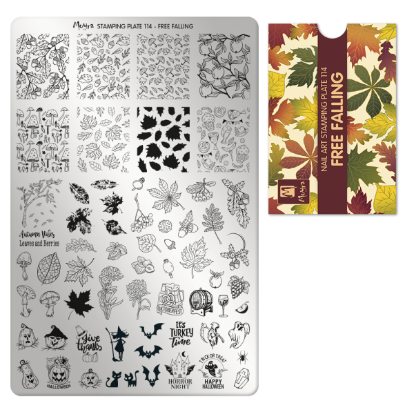 Moyra Stamping Plate 114- Free Falling