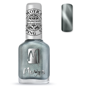 Moyra Stamping Nail Polish- SP 30 (Cat Eye Magnetic Silver)