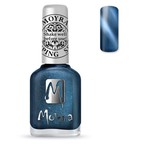 Moyra Stamping Nail Polish- SP 33 (Cat Eye Magnetic Blue)