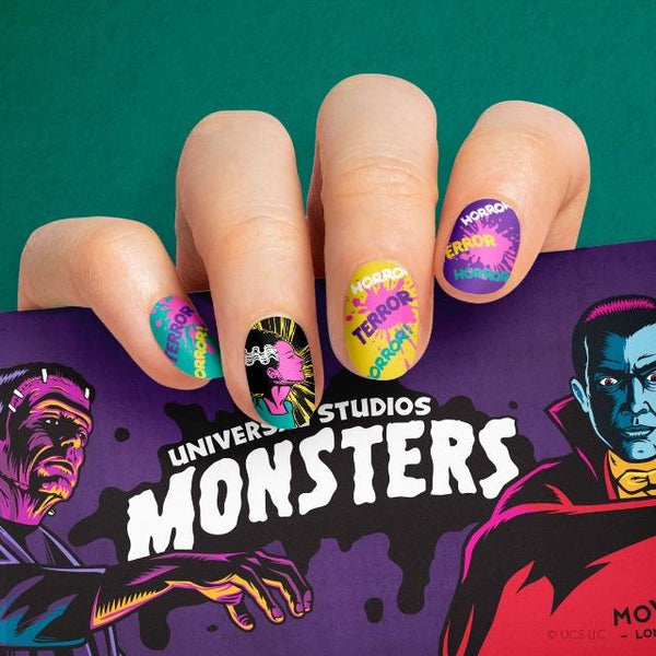 monster university nail art