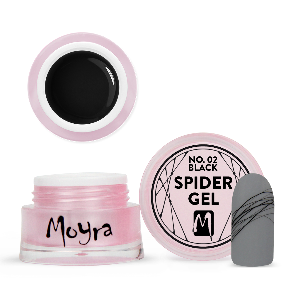 Moyra Spider Gel No. 02 Black