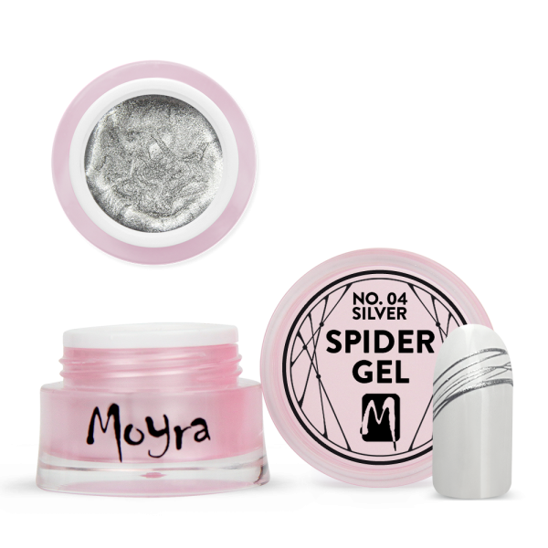 Moyra Spider Gel No. 04 Silver