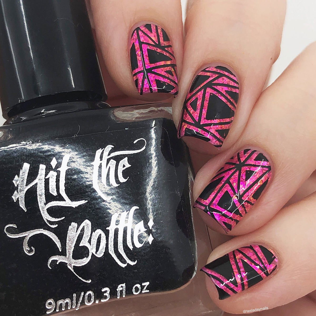 Hit the Bottle- Stamping Plate- Material World 01