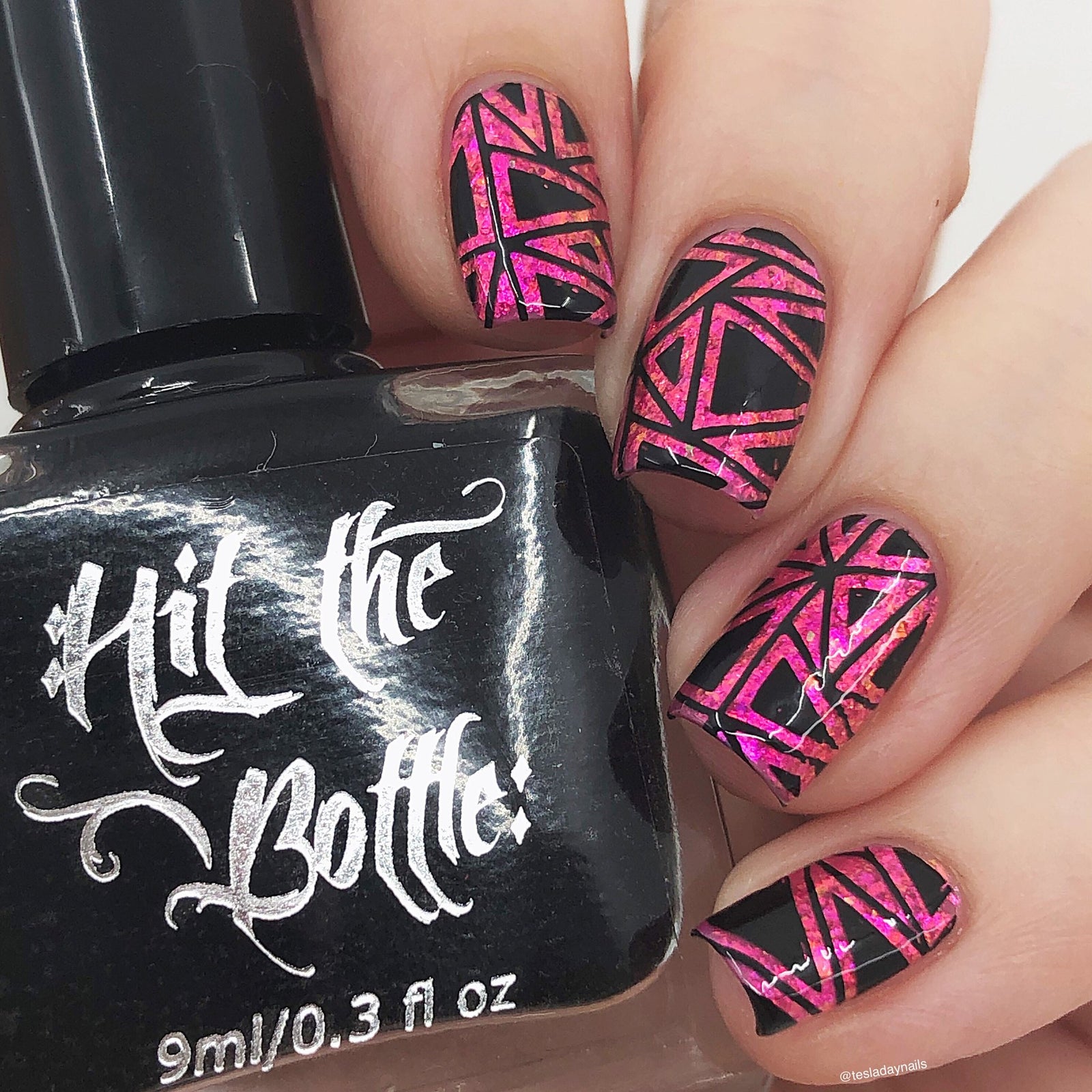 Hit the Bottle- Stamping Plate- Material World 01