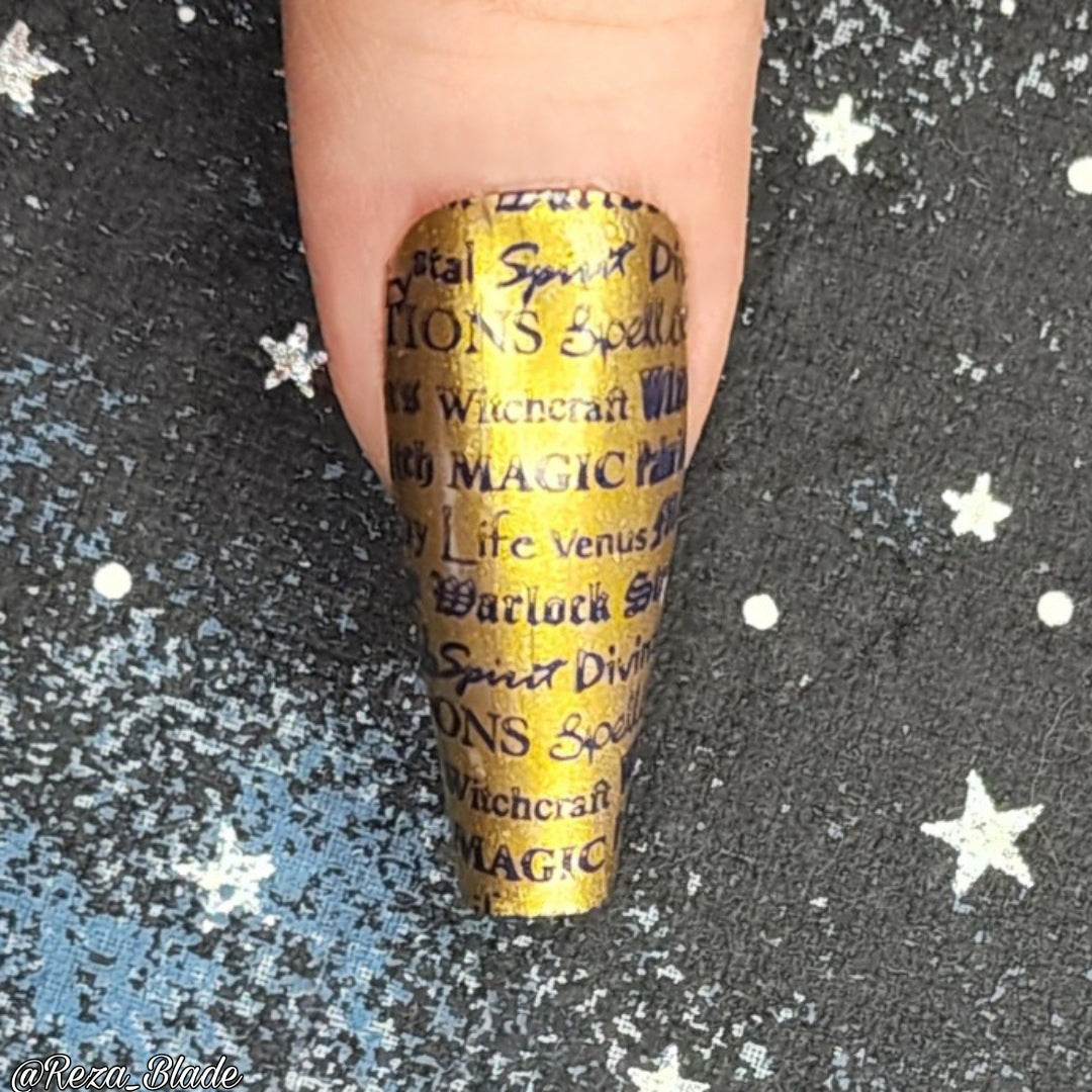 Beautometry- Stamping Plates- Witches 01