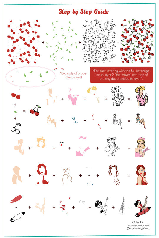 Clear Jelly Stamper- LC-85- Pin-up