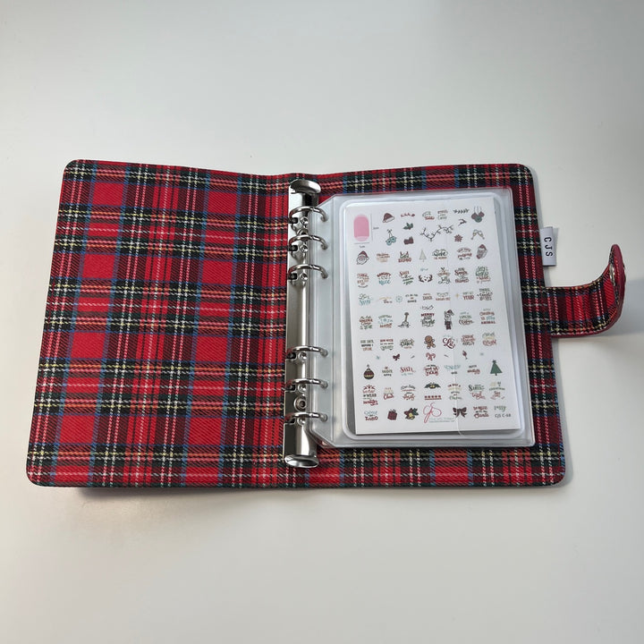 Clear Jelly Stamper- Accessories- Large Stamping Plate Storage Binder (4 styles)