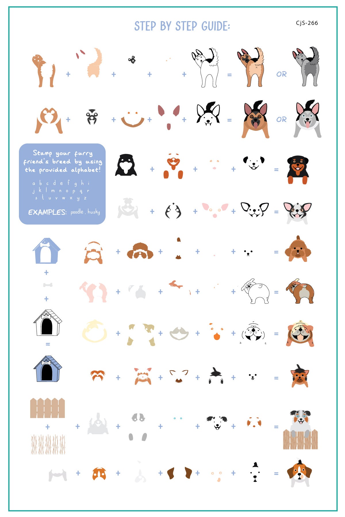 Clear Jelly Stamper- CjS-266- Pup