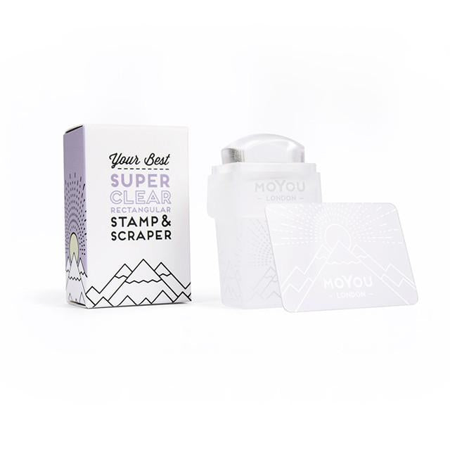 MoYou London- 3 in 1 Super Clear Rectangular Stamper