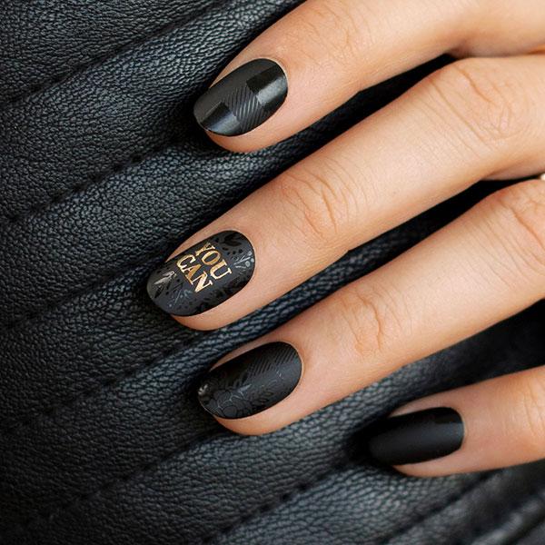 MoYou London- Premium Nail Polish- Jet Black