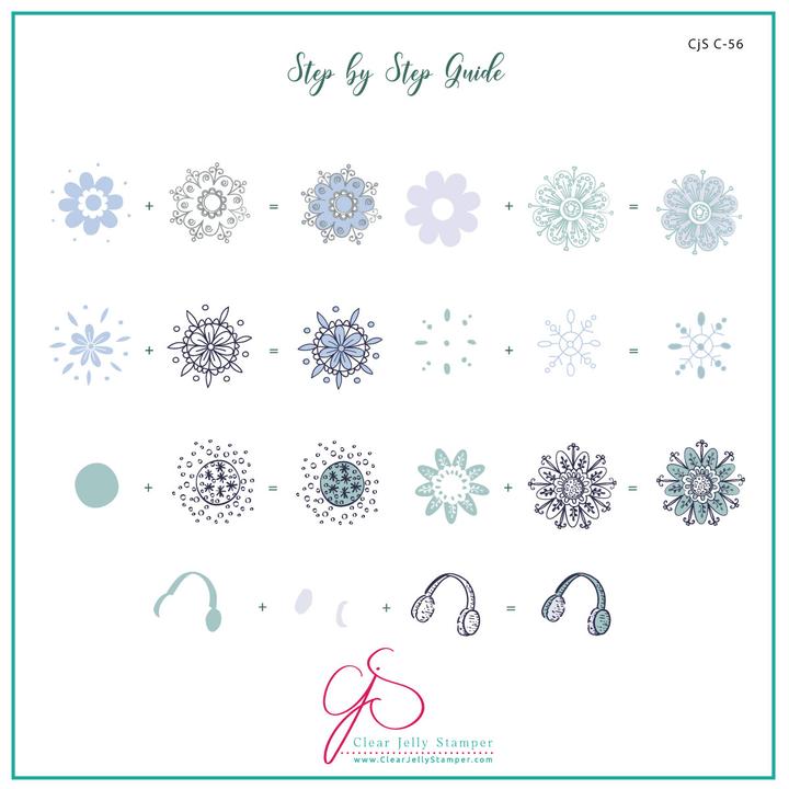 Clear Jelly Stamper- C-56- Silent Night