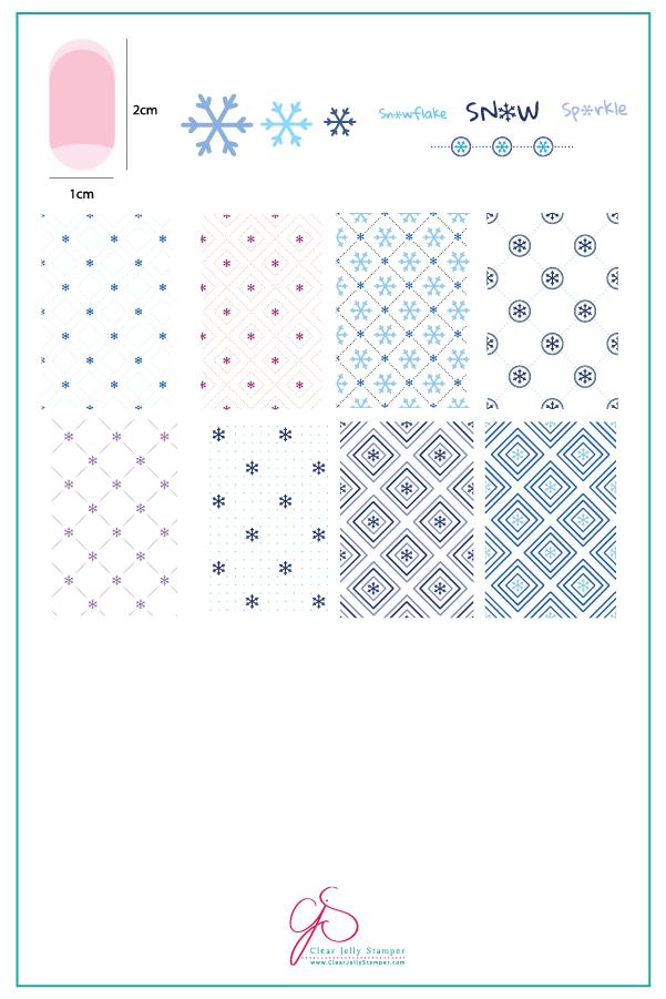 Clear Jelly Stamper- CjS-145- Fully Frozen