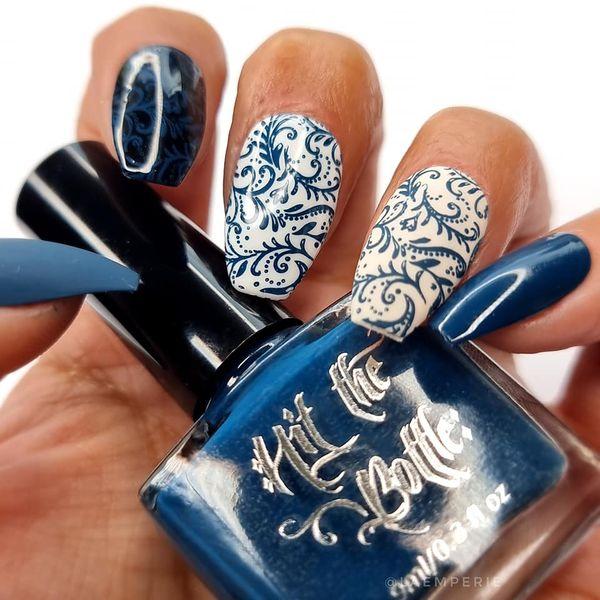 Hit the Bottle &quot;Cooking up a Storm&quot; Stamping Polish
