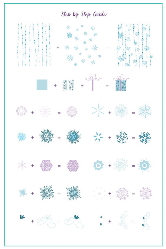 Clear Jelly Stamper- C-70- Swirling on Ice