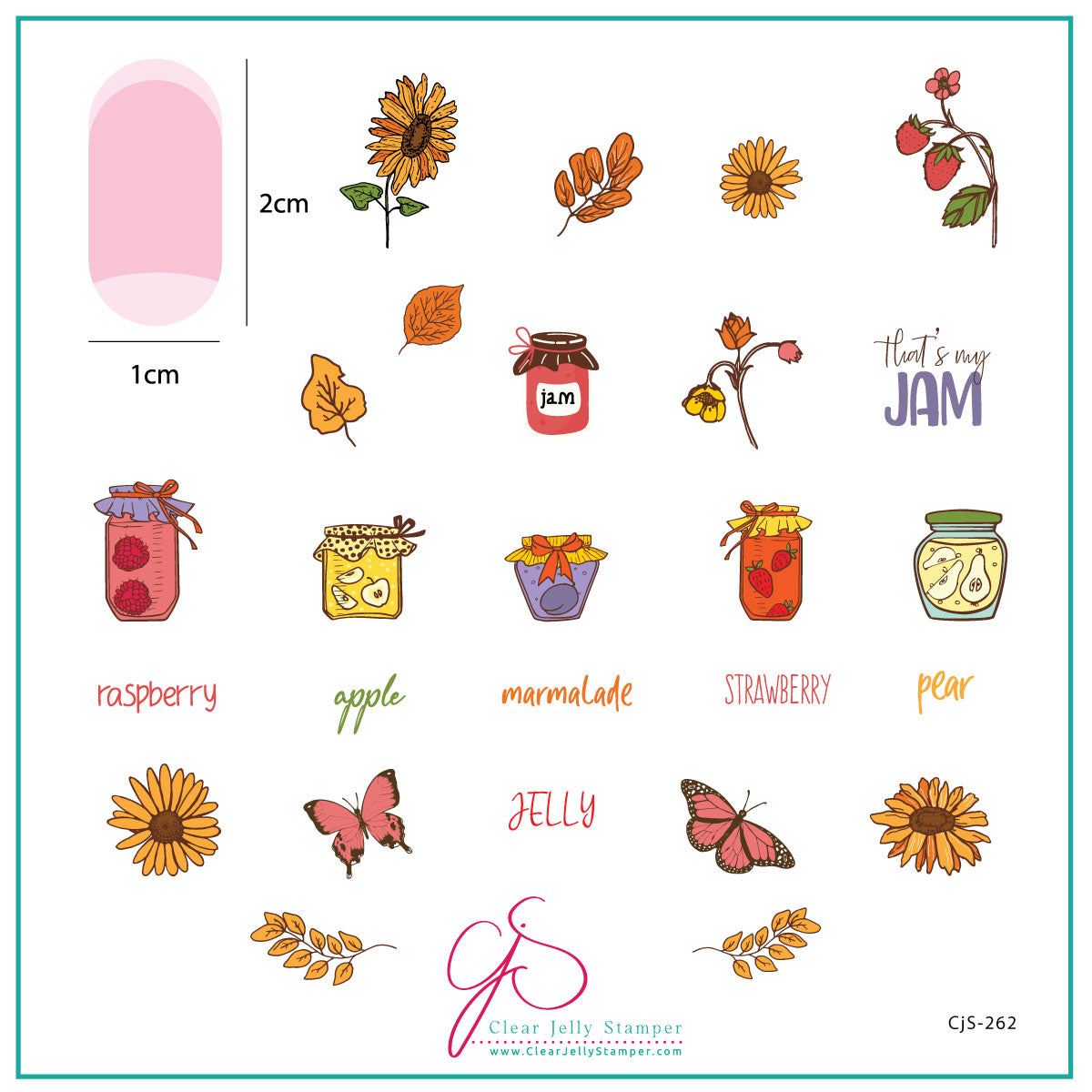Clear Jelly Stamper- CjS-262- That&#39;s My Jam