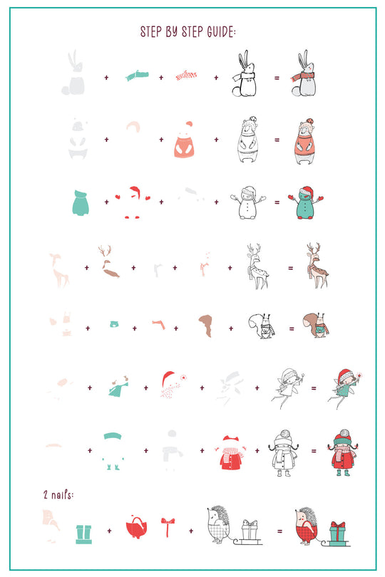 Clear Jelly Stamper- C-72- The Holiday