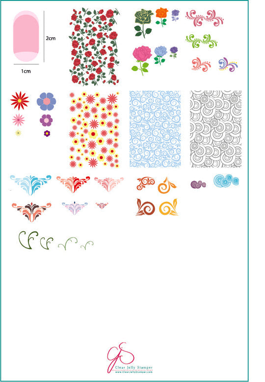 Clear Jelly Stamper- LC-38- Finishing Touches