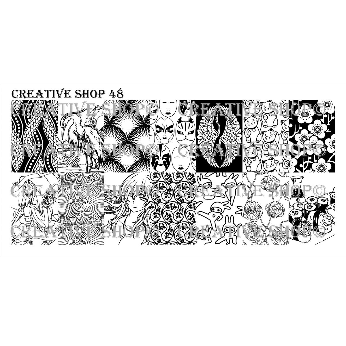 Creative Shop- Stamping Plate- 048