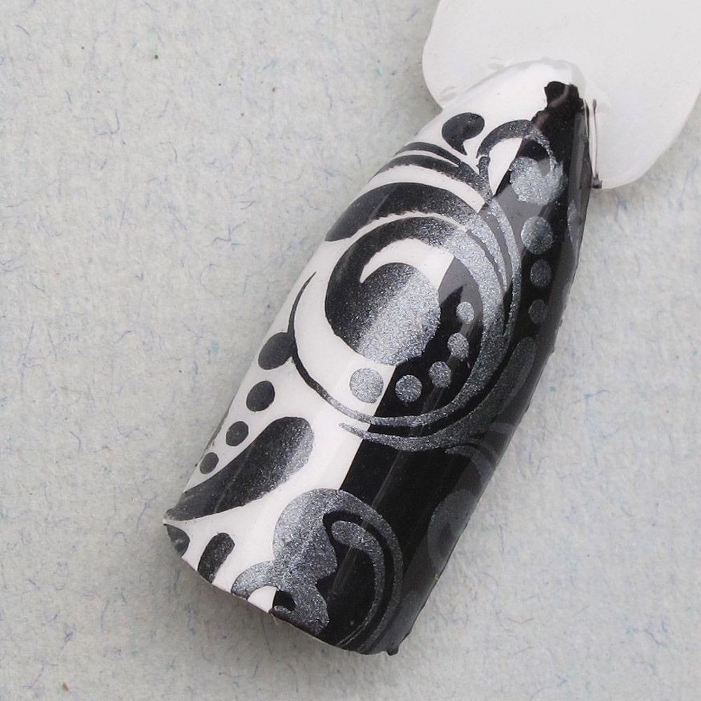 Hit the Bottle "My Suitor Wears Pewter" Stamping Polish