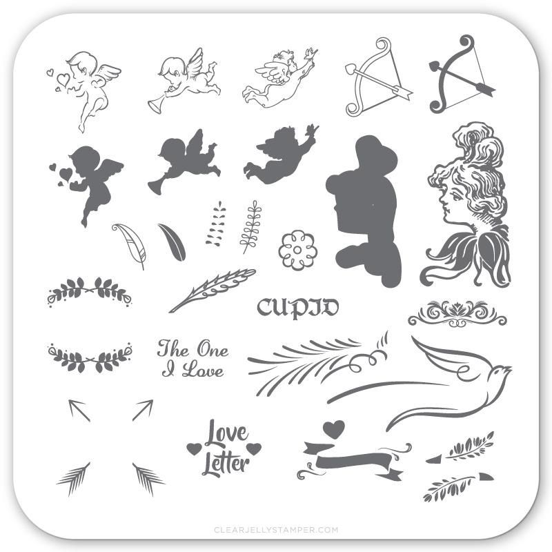 Clear Jelly Stamper- Cupid (CjSV-09)