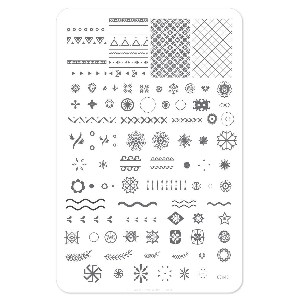 Clear Jelly Stamper- Ukrainian Easter (CjSH-13)