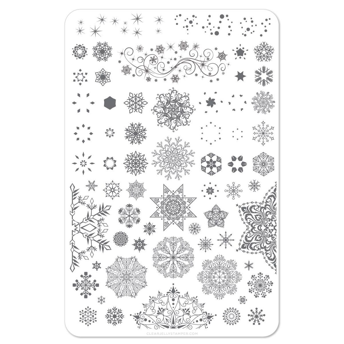 Clear Jelly Stamper- Diamonds in Ice (CjSC-14)