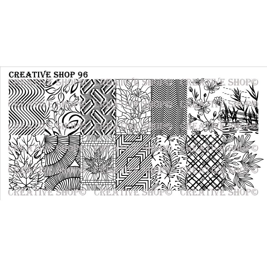 Creative Shop- Stamping Plate- 096
