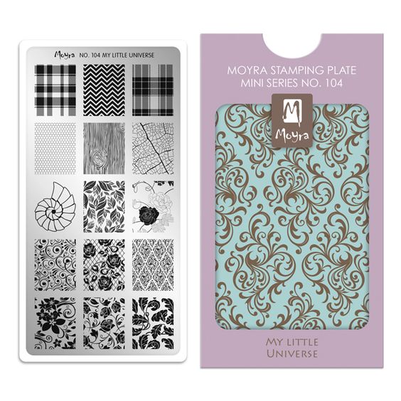 Mini Stamping Plate 104- My Little Universe