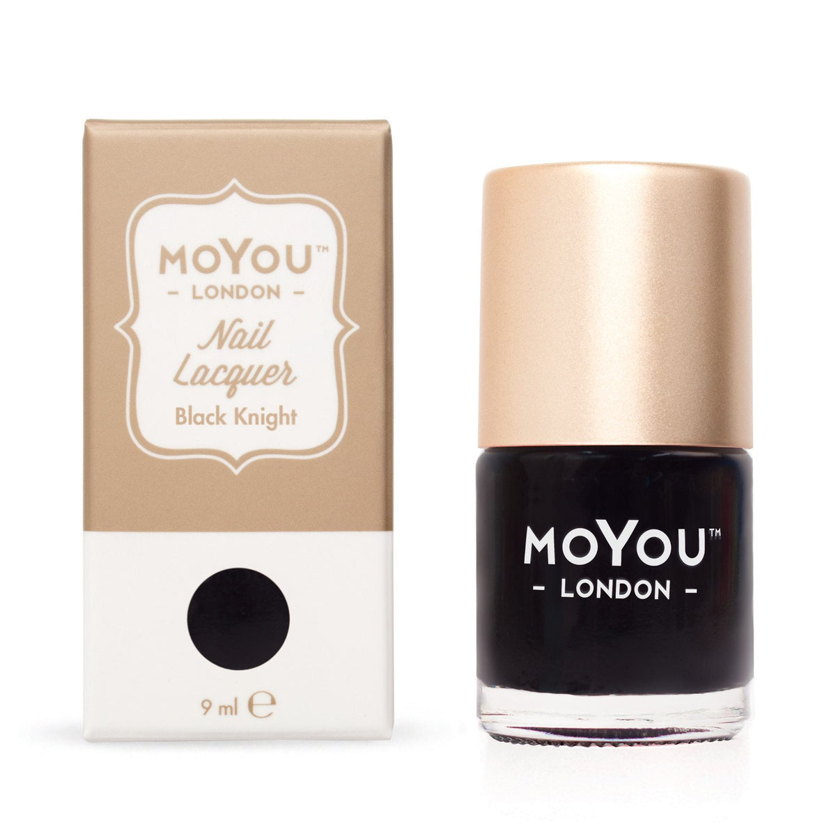 MoYou London- Stamping Polish- Black Knight