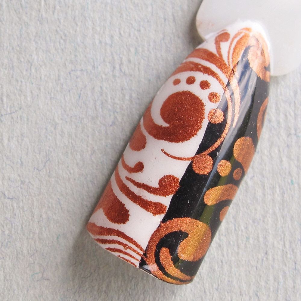 Hit the Bottle &quot;Copper haired Girl&quot; Stamping Polish