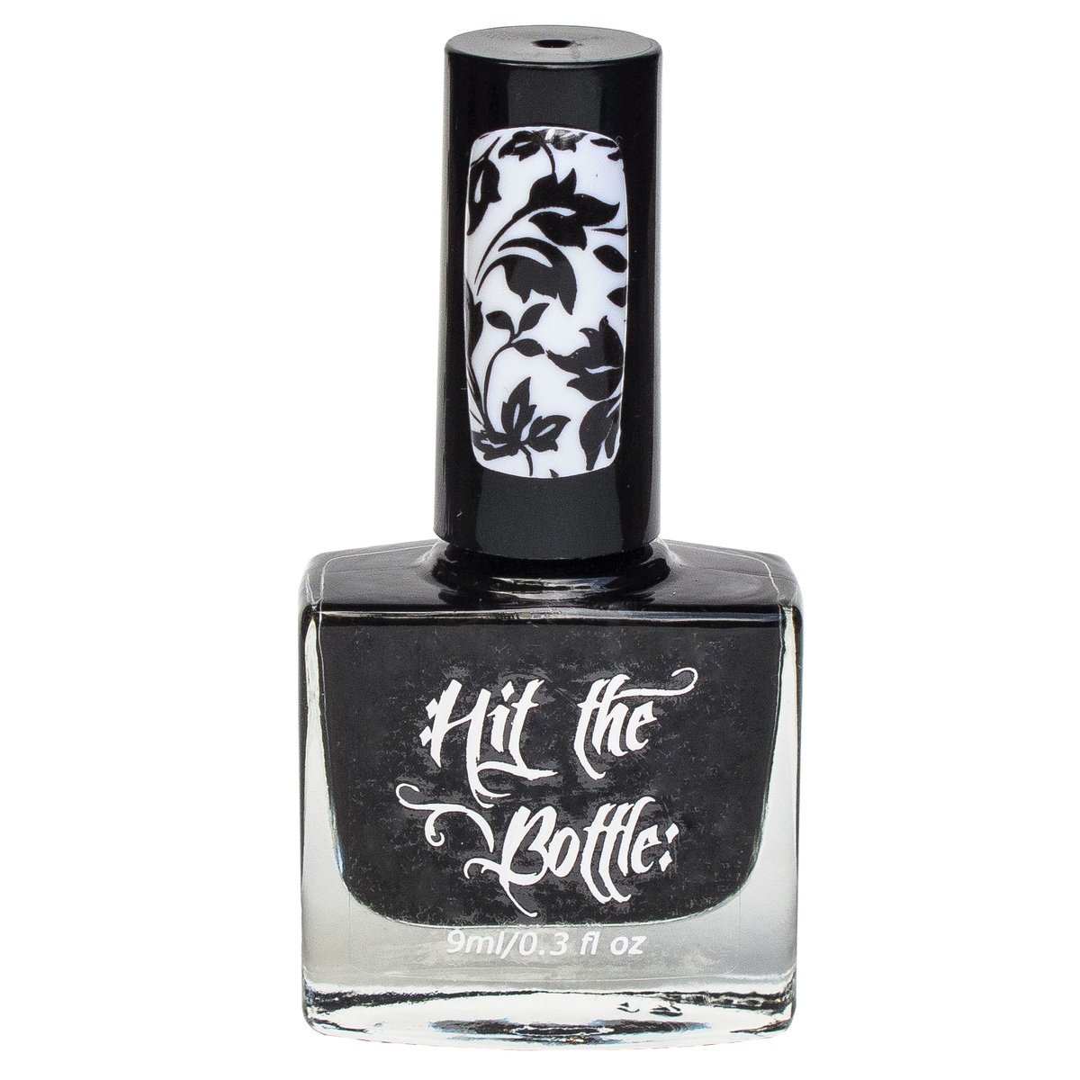 Hit the Bottle &quot;As Black as Night&quot; Stamping Polish