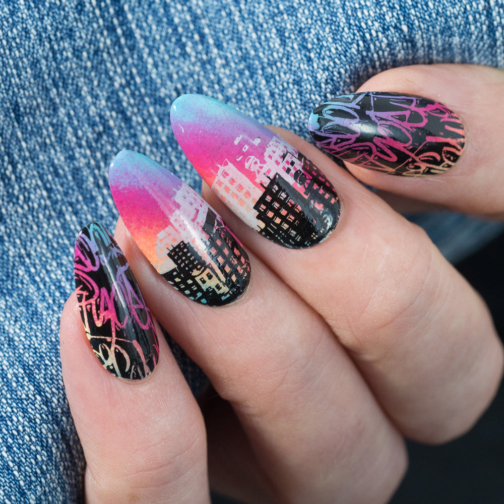 Hit the Bottle- Stamping Plate- Urban Wild Style