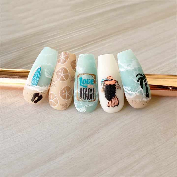 Clear Jelly Stamper- CjS-249- This Way to the Beach