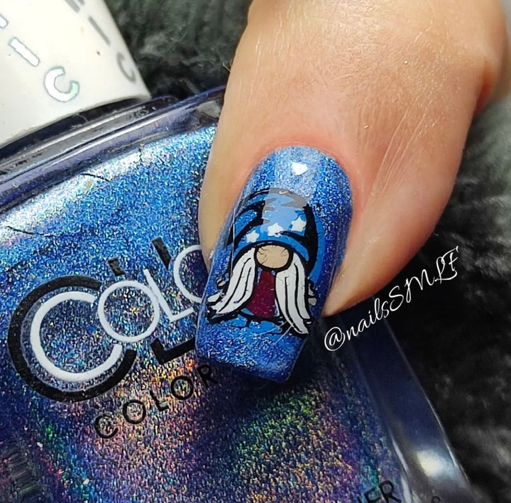 Clear Jelly Stamper- CjS-255- Fourth of July