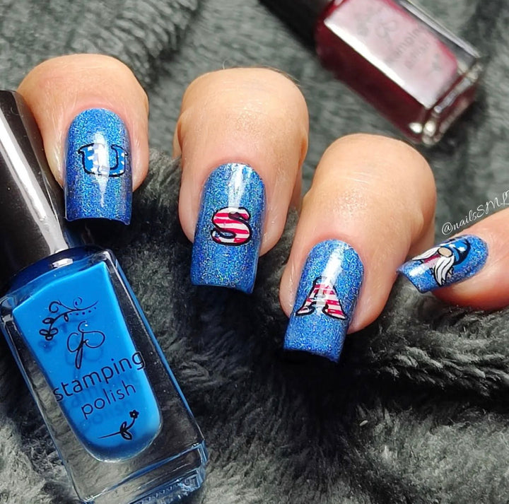 Clear Jelly Stamper- CjS-255- Fourth of July