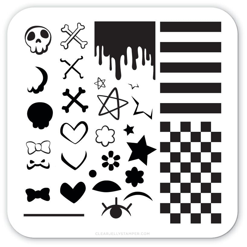 Clear Jelly Stamper- CjS-074- Cutie