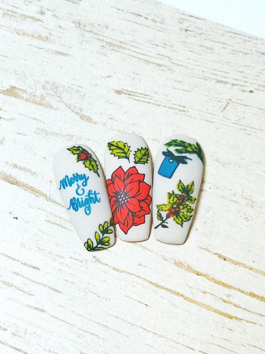 Clear Jelly Stamper- C-65- Christmas Gifts &amp; Greens