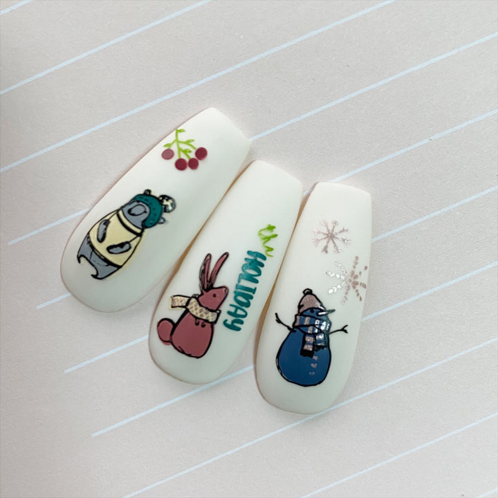 Clear Jelly Stamper- C-72- The Holiday