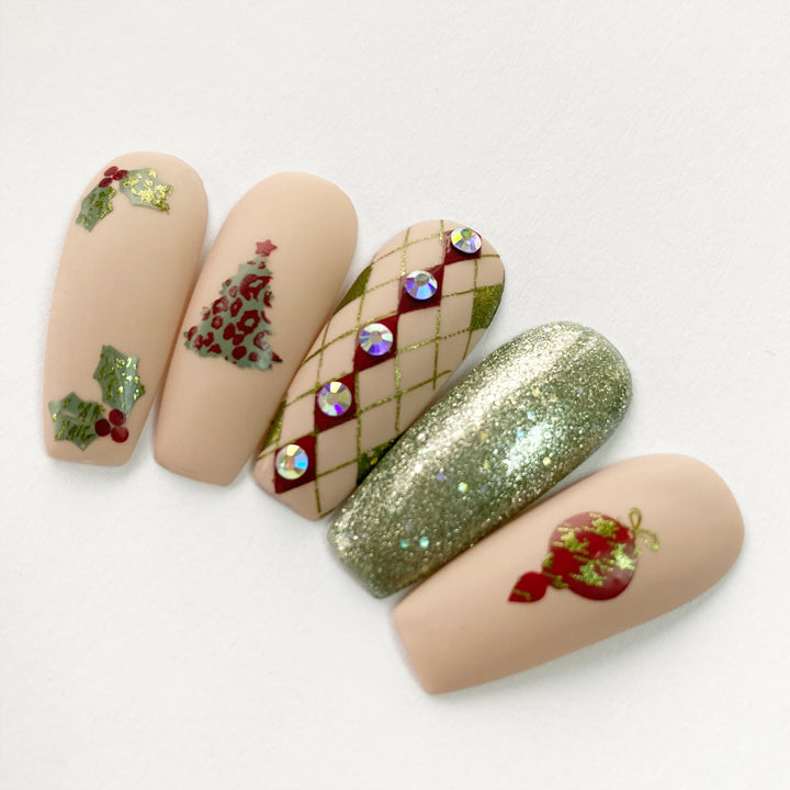 Clear Jelly Stamper- C-74- Patterned Holidays 2.0