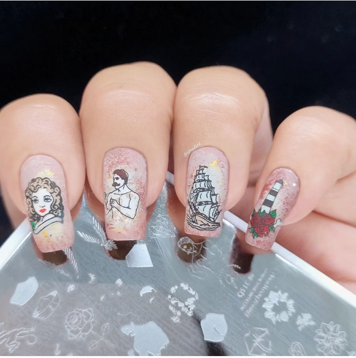 Clear Jelly Stamper- LC-86- Tattoo