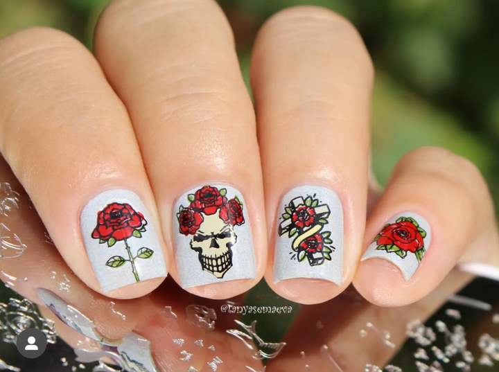 Clear Jelly Stamper- LC-86- Tattoo