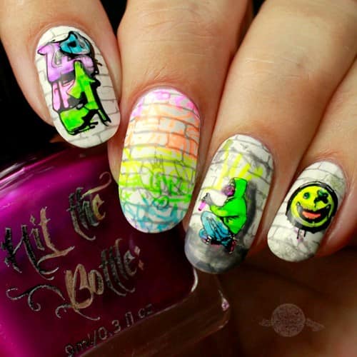 Hit the Bottle- Stamping Plate- Urban Wild Style