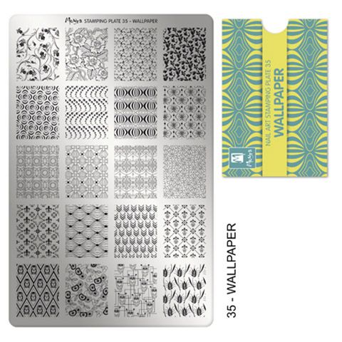 Moyra Stamping Plate 35- Wallpaper