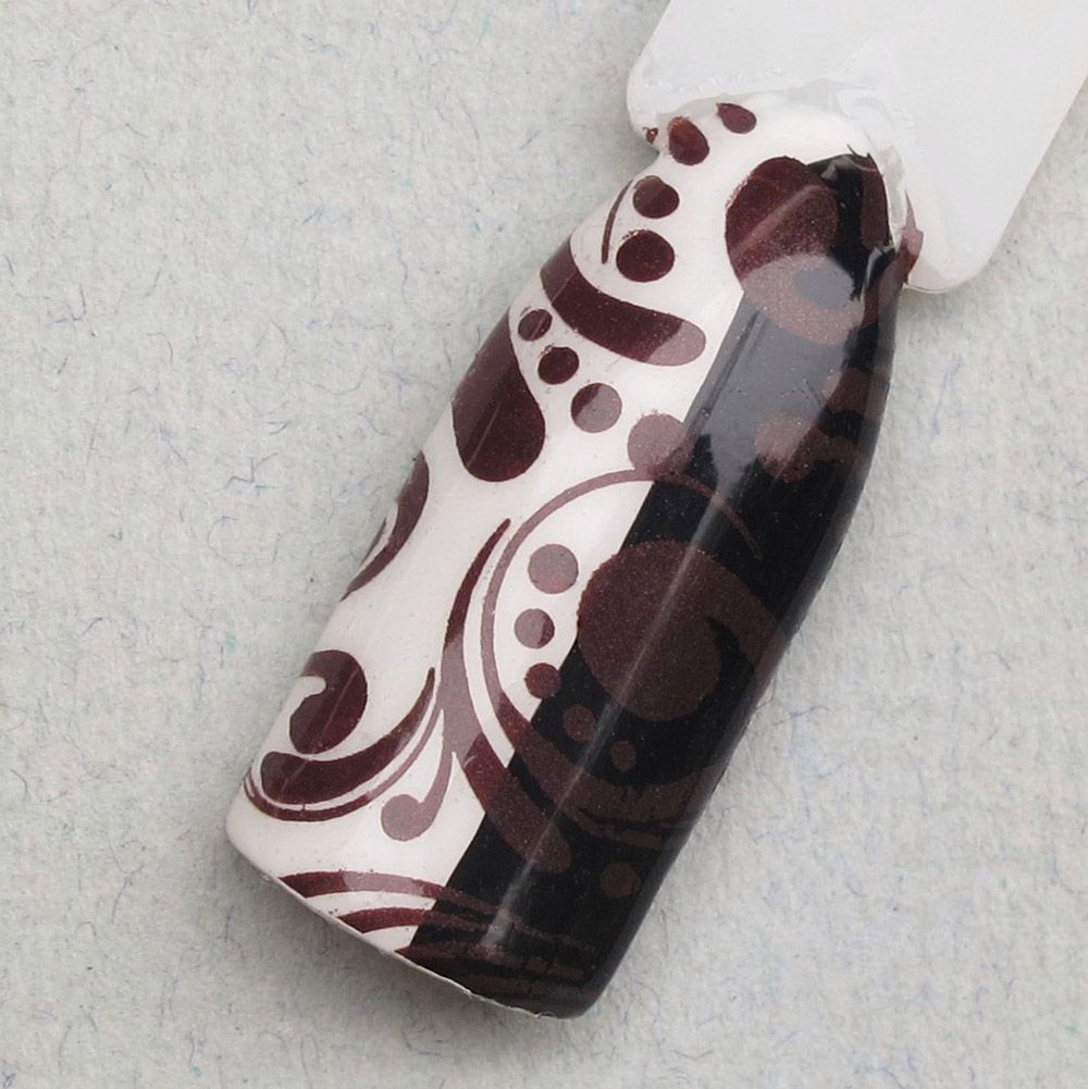 Hit the Bottle &quot;Make Mine a Mudslide&quot; Stamping Polish