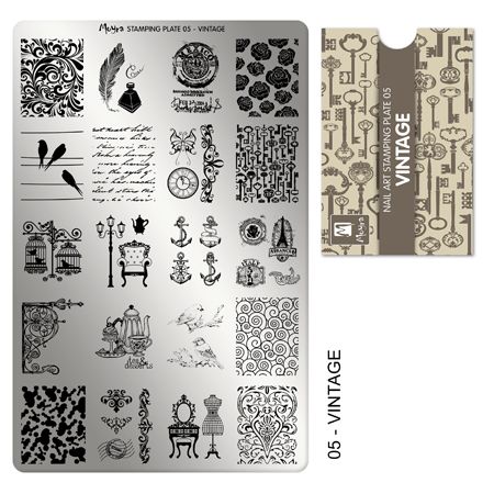Moyra Stamping Plate 05- Vintage