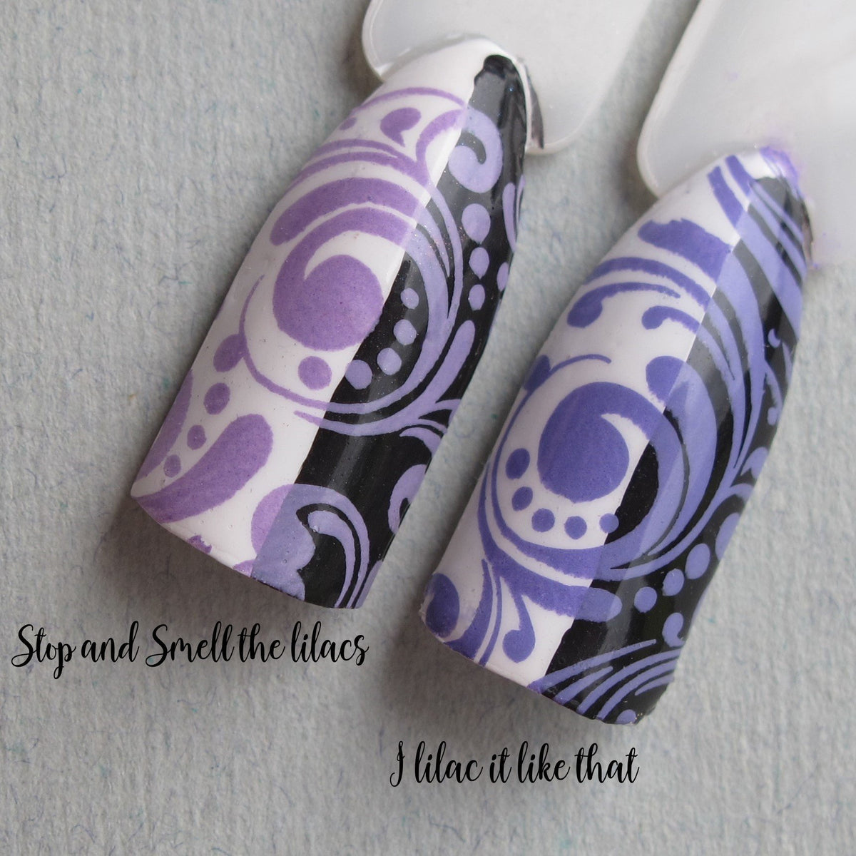 Hit the Bottle "Stop and Smell the Lilacs" Stamping Polish