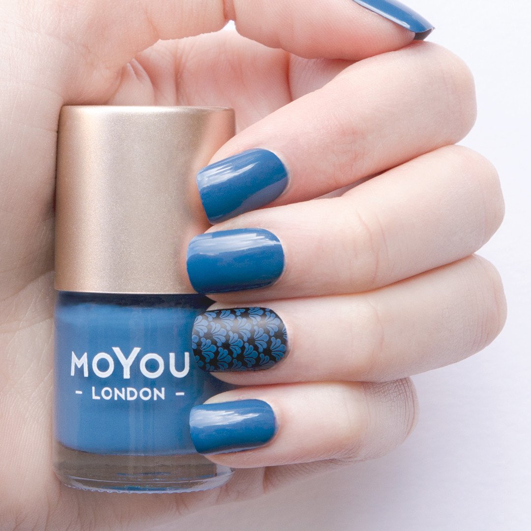 MoYou London- Stamping Polish- Denim Jeans
